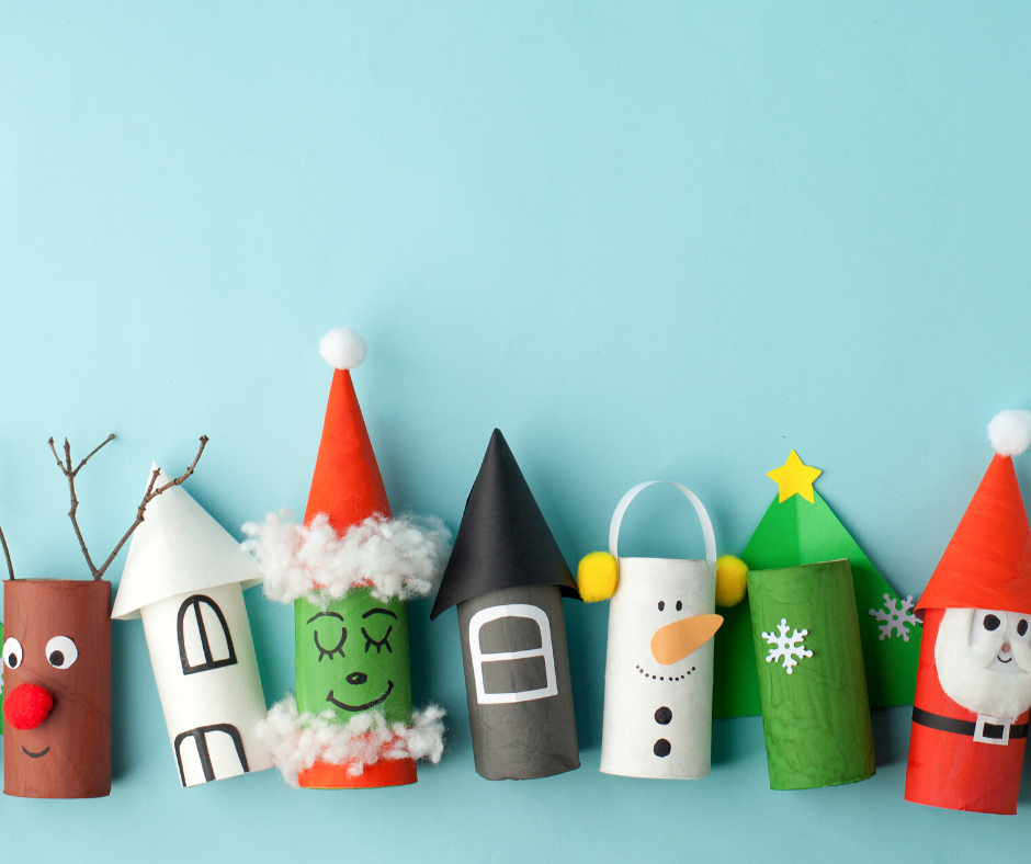 Toilet roll christmas crafts hot sale