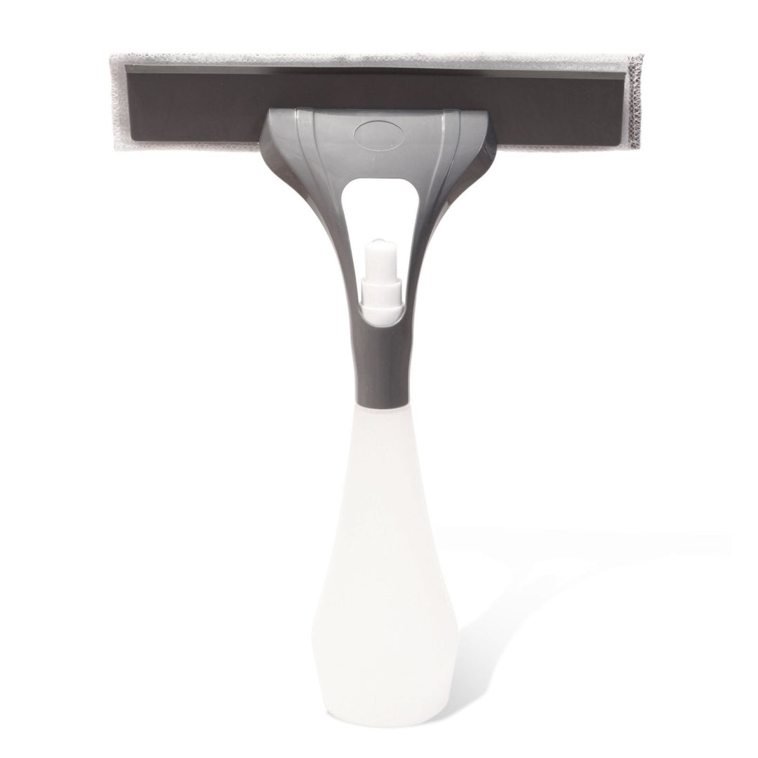 Squeegee with Built-In Spray Bottle