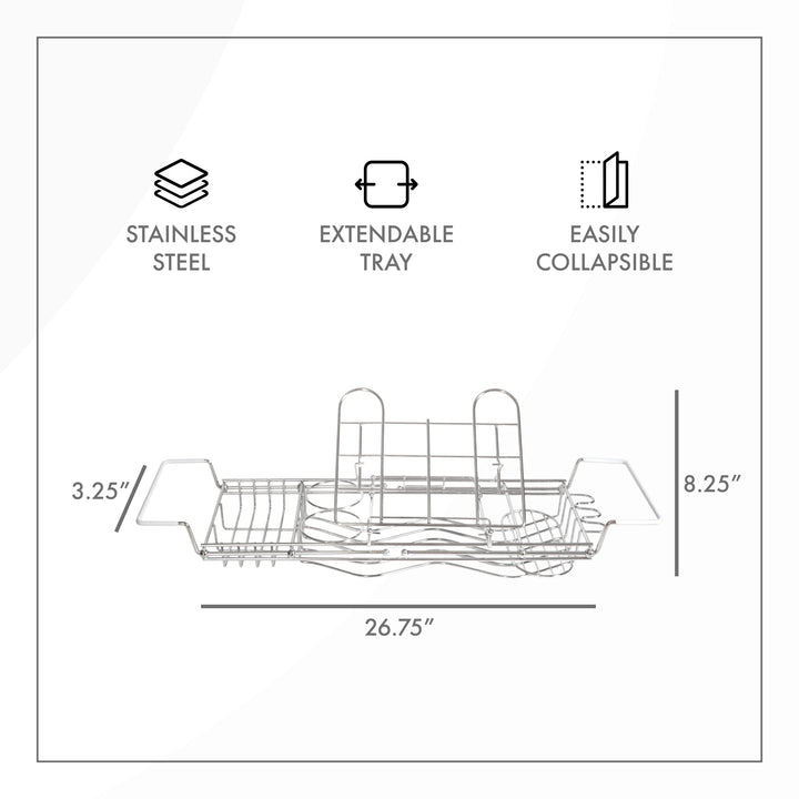 ToiletTree Stainless Steel Bath Caddy