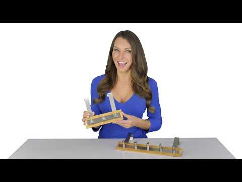 Bamboo Stainless Steel Over-the-Door Towel Hooks