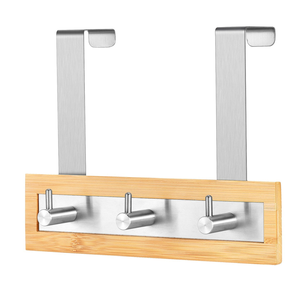 Bamboo Over-the-Door Towel Rack - ToiletTree Products-