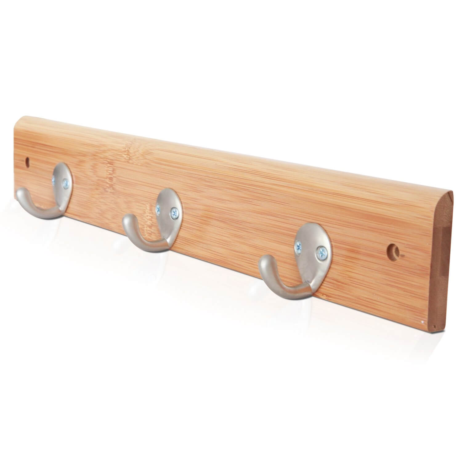 Bamboo Stainless Steel Towel Wall Hooks – ToiletTree Products