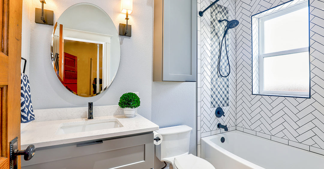 Turn any size bathroom into your personal oasis: because you deserve it!