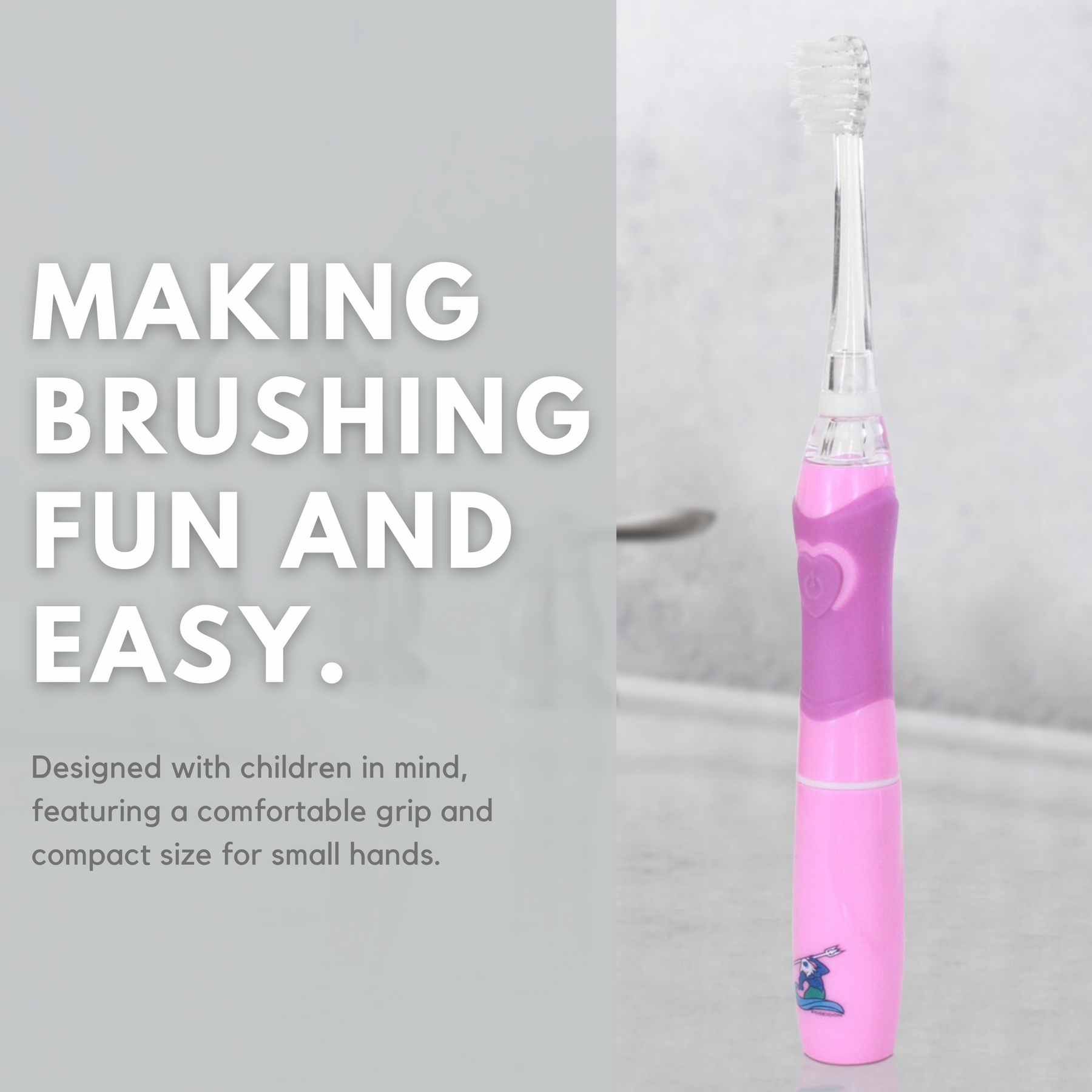 Poseidon Children's Sonic Toothbrush with LED Lights Poseidon Children's Sonic Toothbrush with LED Lights
