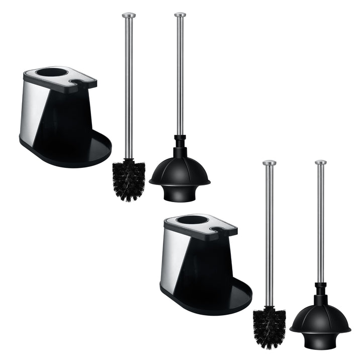 Toilet Brush and Plunger Set