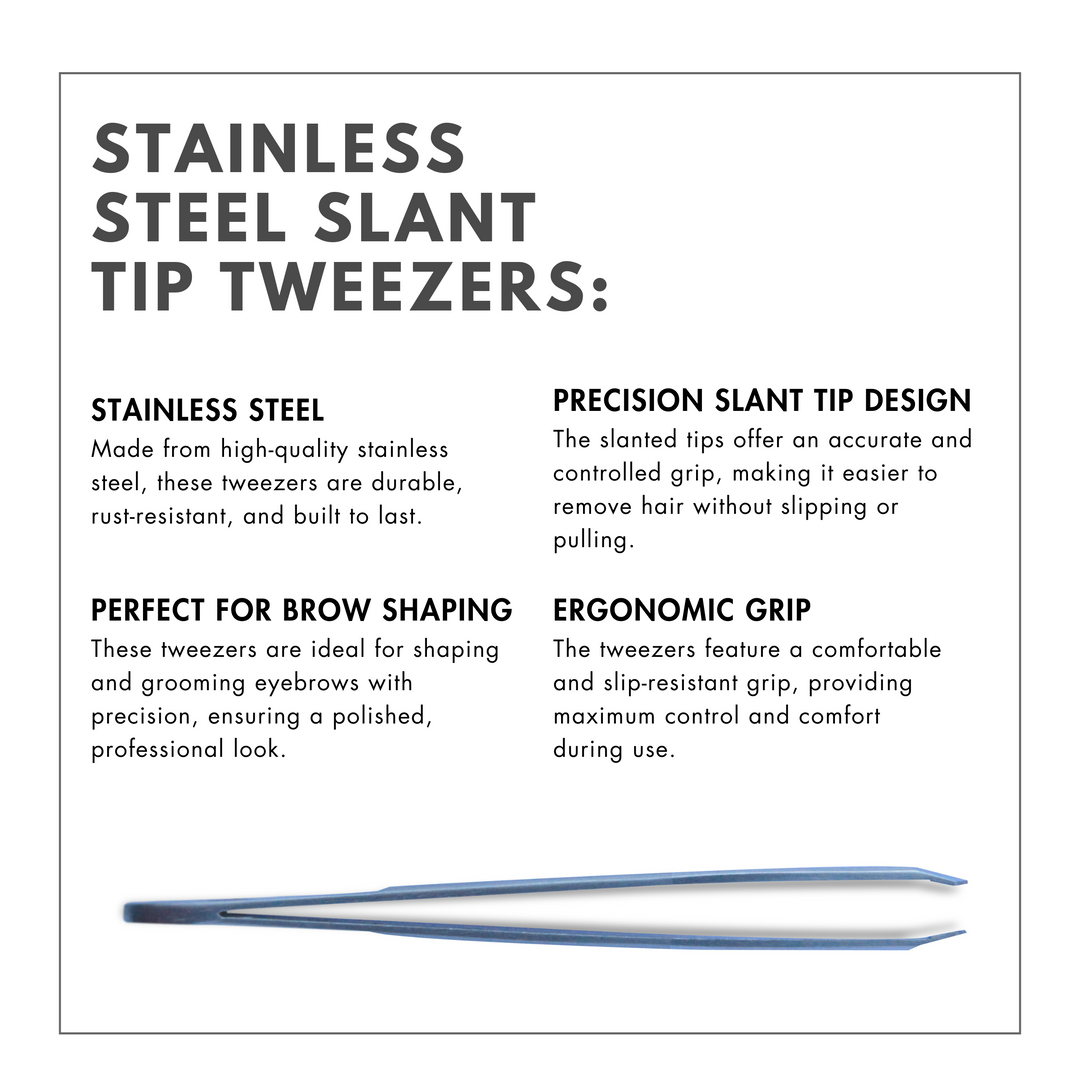 Slant Tip Tweezers