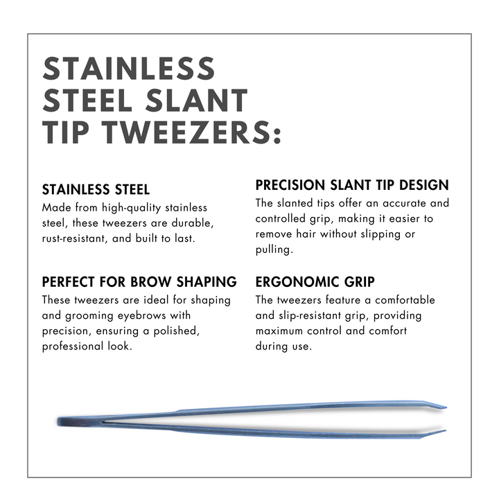 Slant Tip Tweezers