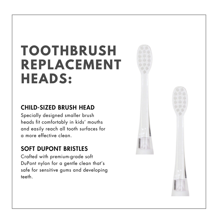 Replacement Heads – Children’s Sonic LED Toothbrush