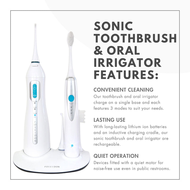 Water Flosser and Toothbrush Combo