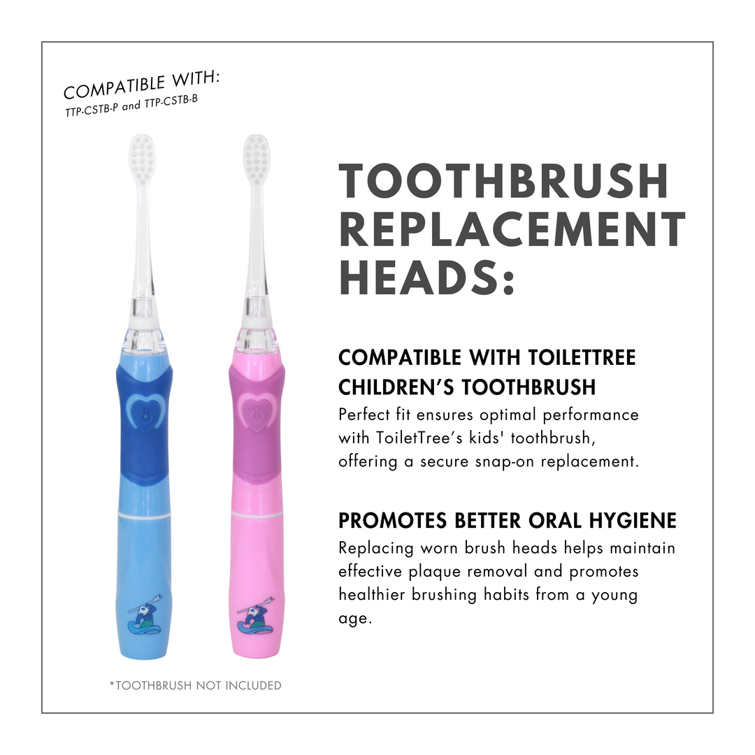 Replacement Heads – Children’s Sonic LED Toothbrush