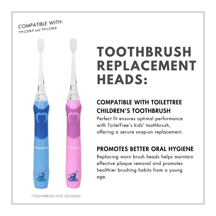 Replacement Heads – Children’s Sonic LED Toothbrush