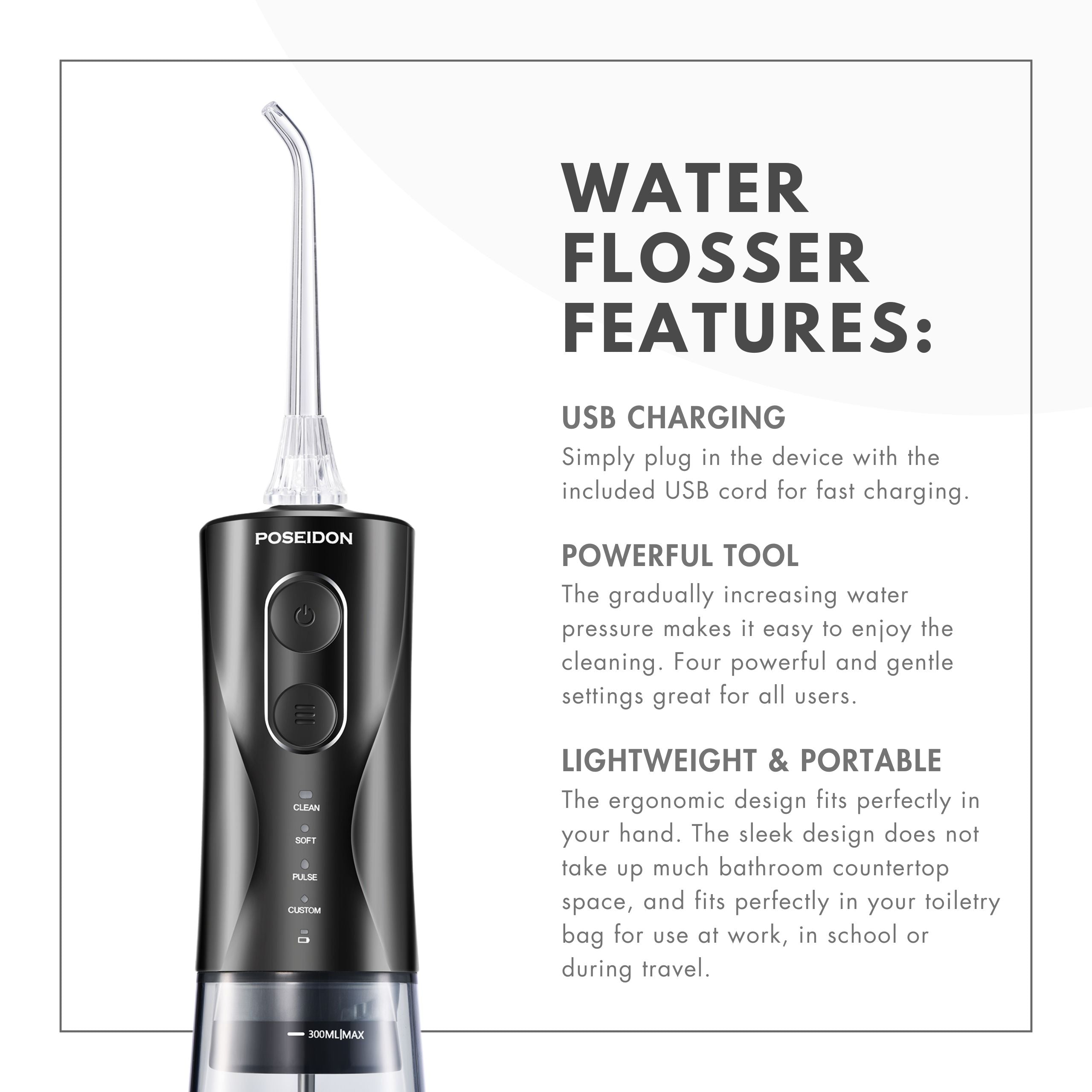 Cordless & Portable Water Flosser – ToiletTree Products