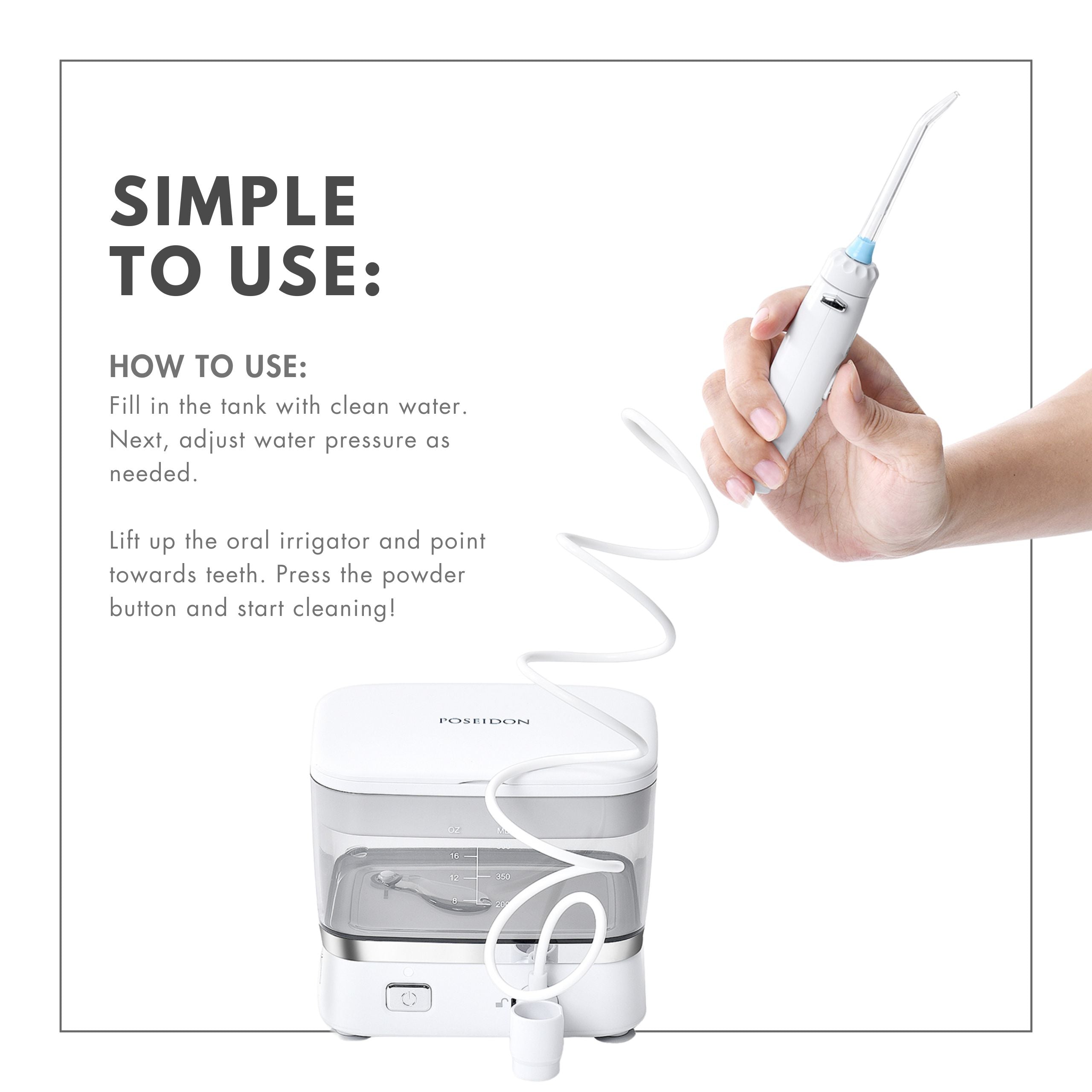 ToiletTree Products Countertop Water Flosser