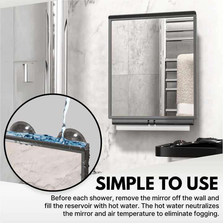 Fogless Shower Mirror - Travel