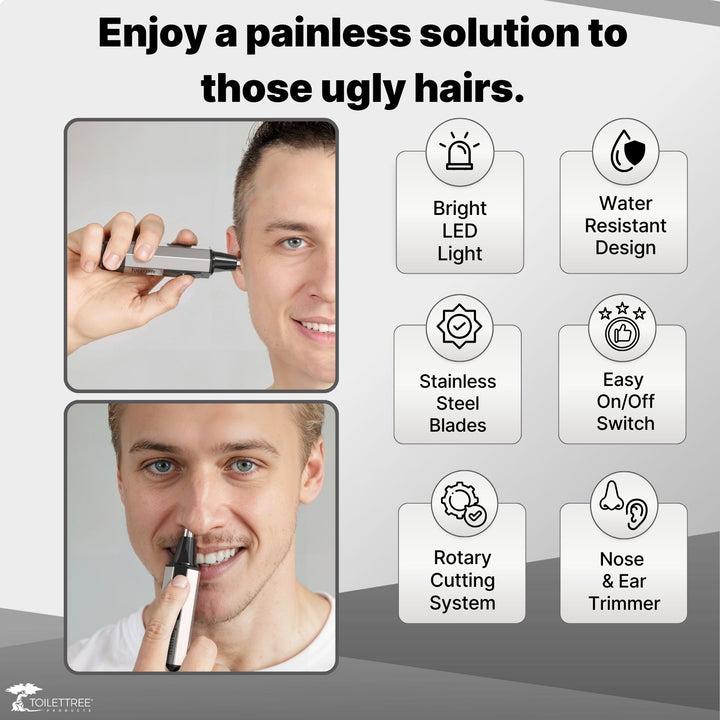 Nose Hair Trimmer - Stainless Steel