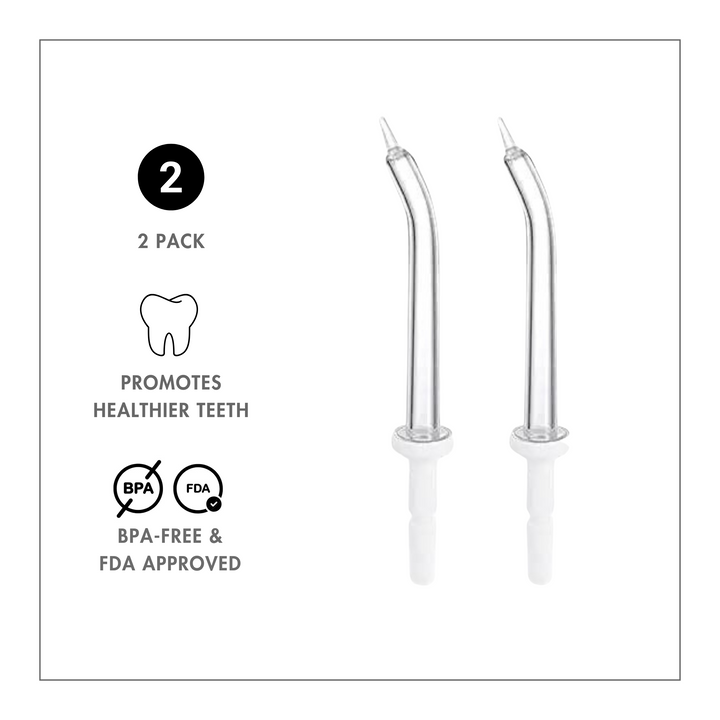 Children's Water Flosser Replacement Tips - 2 Pack