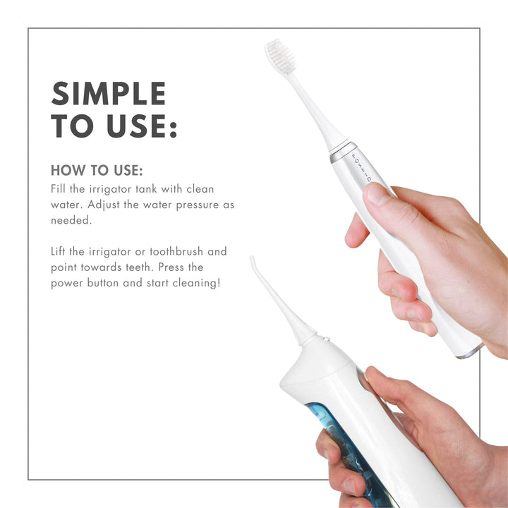 Water Flosser and Toothbrush Combo