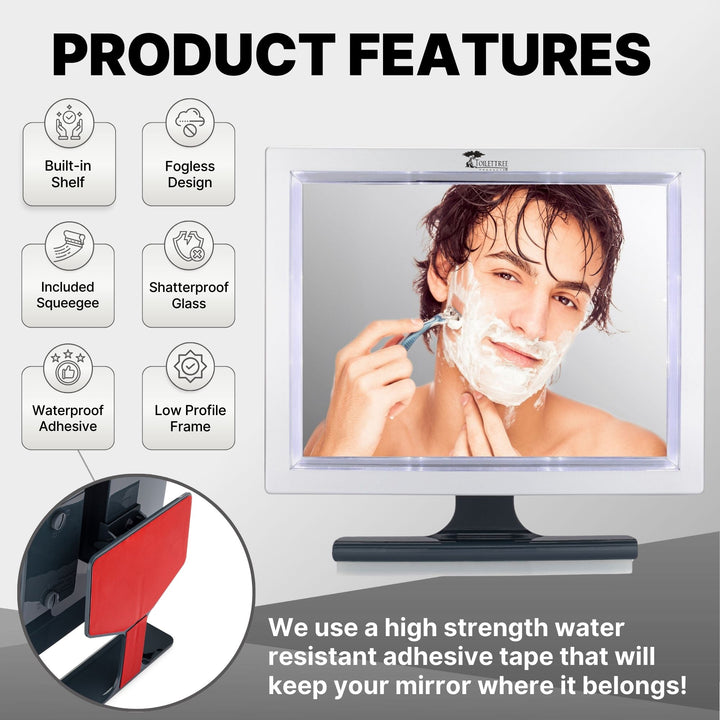 Deluxe LED Fogless Mirror Bundle