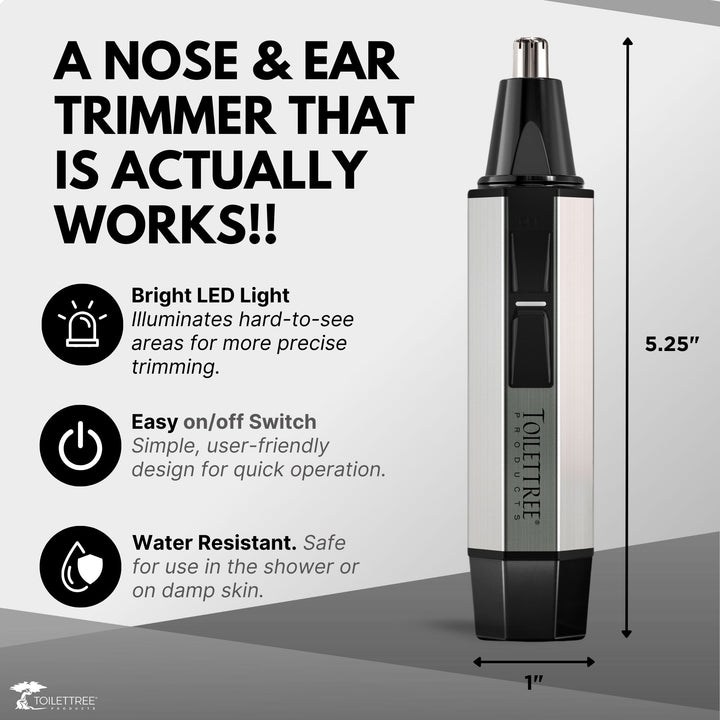 Nose Hair Trimmer - Stainless Steel