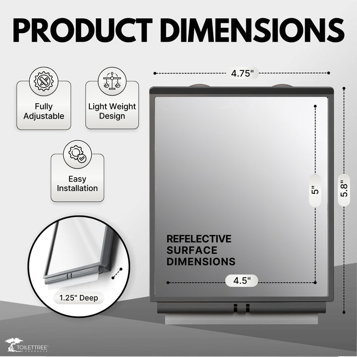 Fogless Shower Mirror - Travel