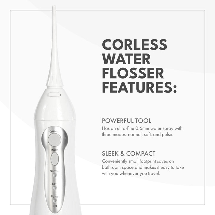 Rechargeable Water Flosser with Bonus XL Tank & Tips