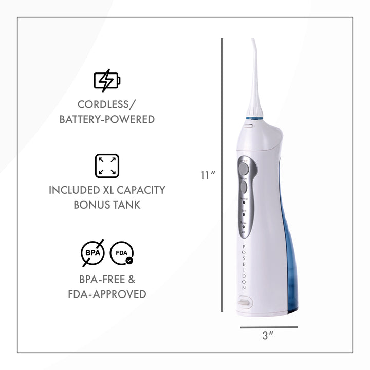 Rechargeable Water Flosser with Bonus XL Tank & Tips