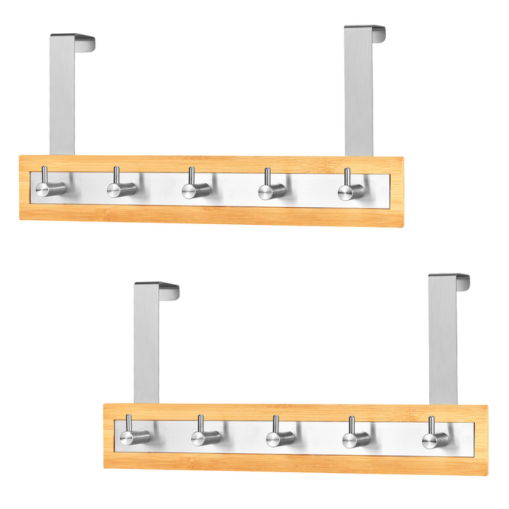 Bamboo Over the Door Hooks Bundle