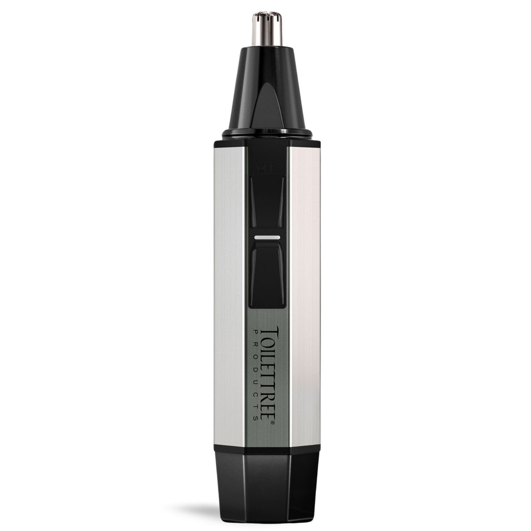Nose Hair Trimmer with LED Light - Stainless Steel Heavy Duty Casing