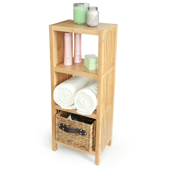 ToiletTree 4-Tier Shelf Bamboo Shelf
