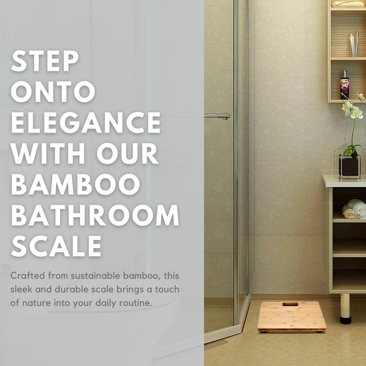 ToiletTree Bamboo Bathroom Scale