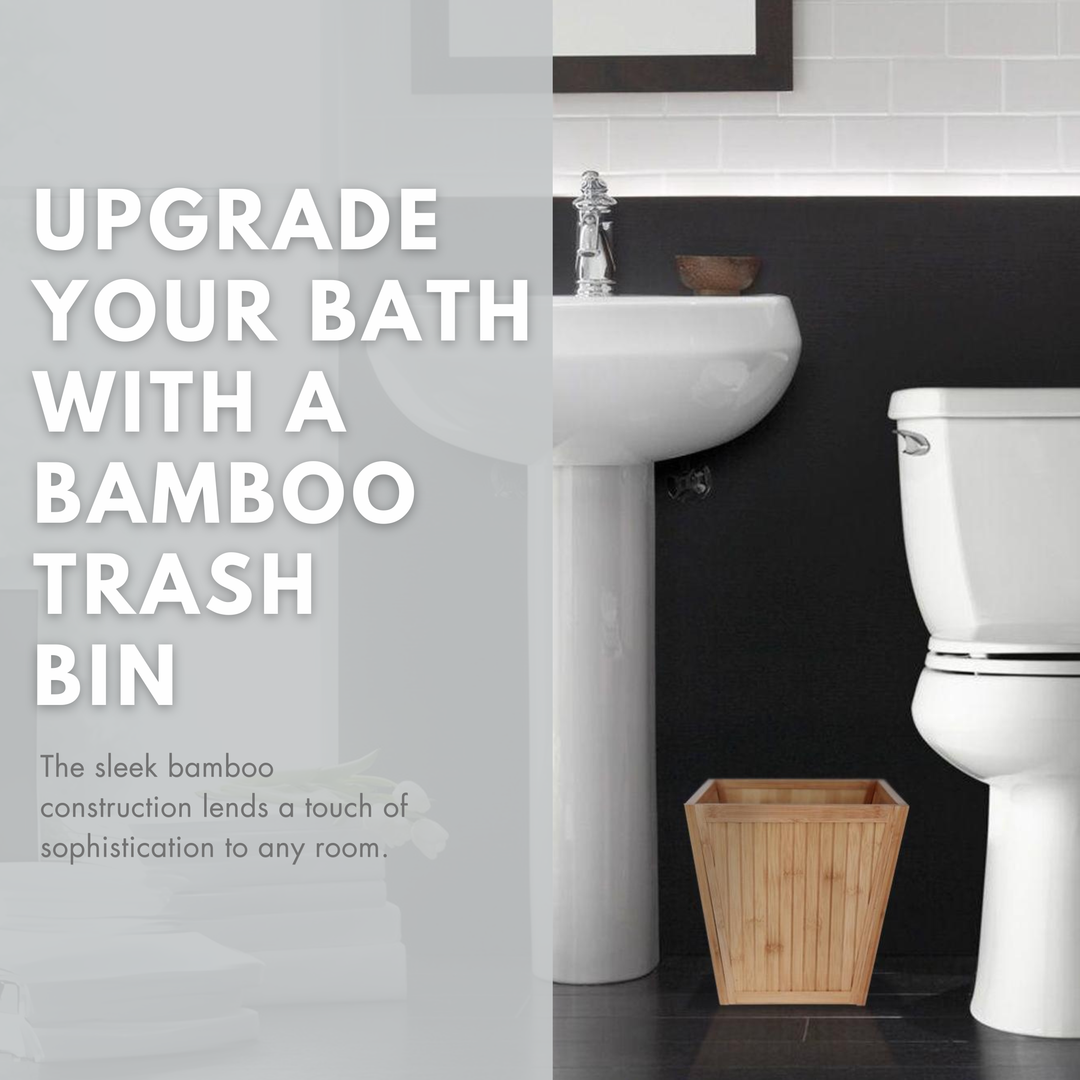 ToiletTree Bamboo Wastebasket