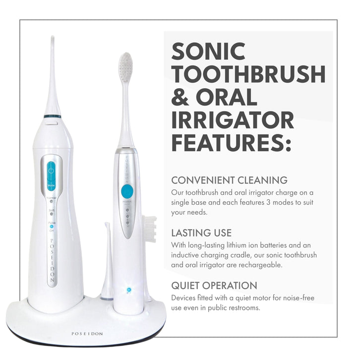 ToiletTree Poseidon Irrigator and Toothbrush Combo