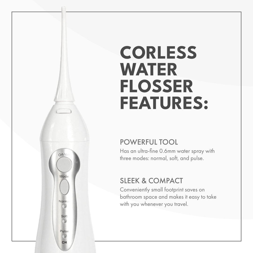 ToiletTree Products Poseidon Rechargeable Water Flosser with XL Tank