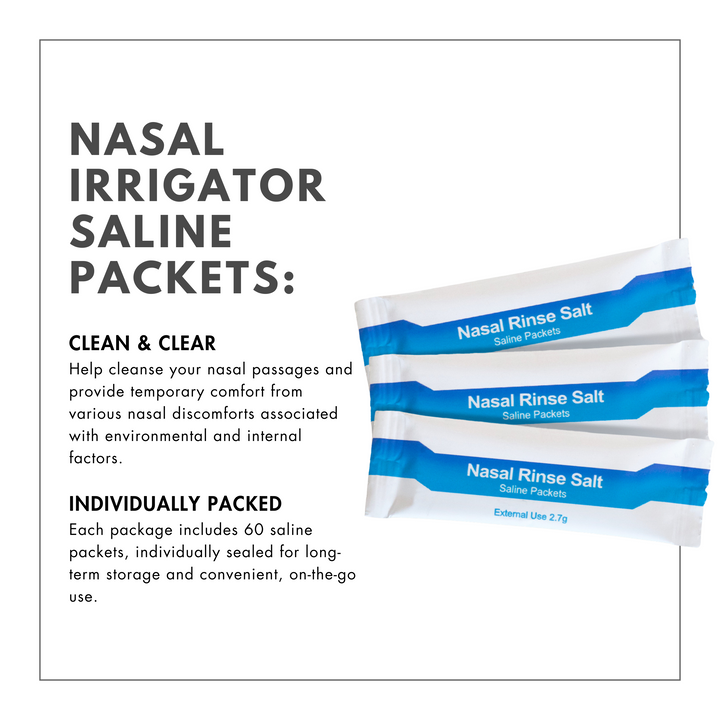 ToiletTree Saline Packets for Nasal Irrigator