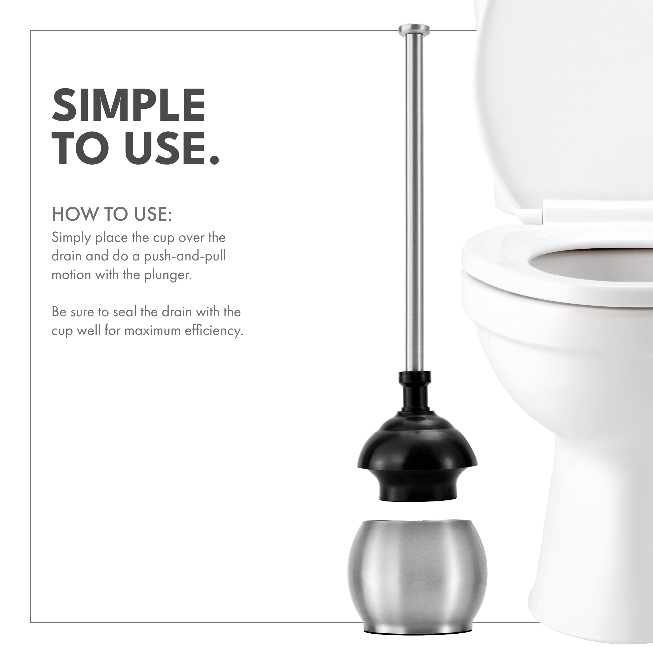ToiletTree Products Plunger with Holder - Thumbnail 3