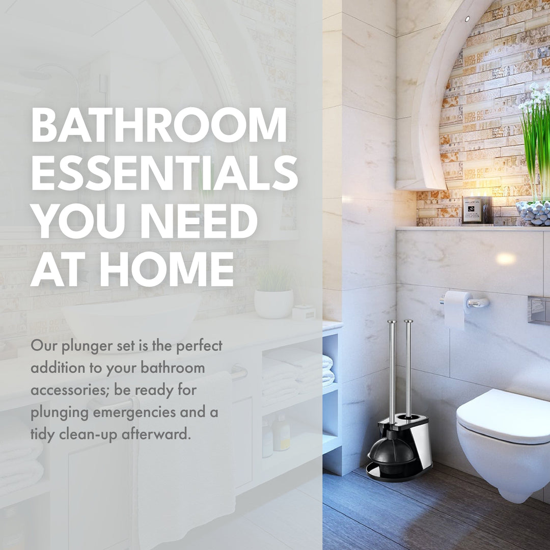 Toilettree Inclosure Toilet Brush and Plunger Set – ToiletTree Products