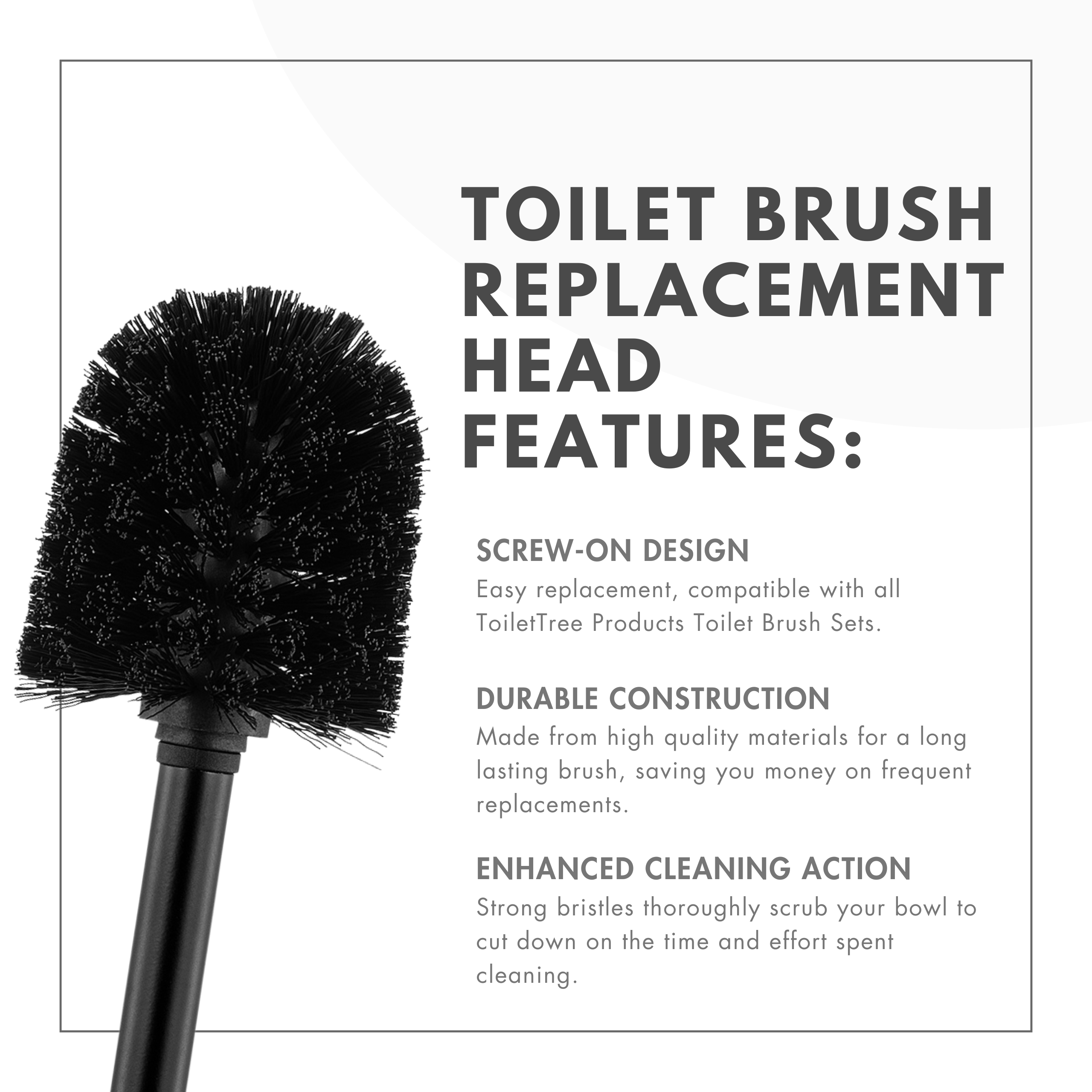 Toilet Brush Replacement Heads - Thumbnail 5