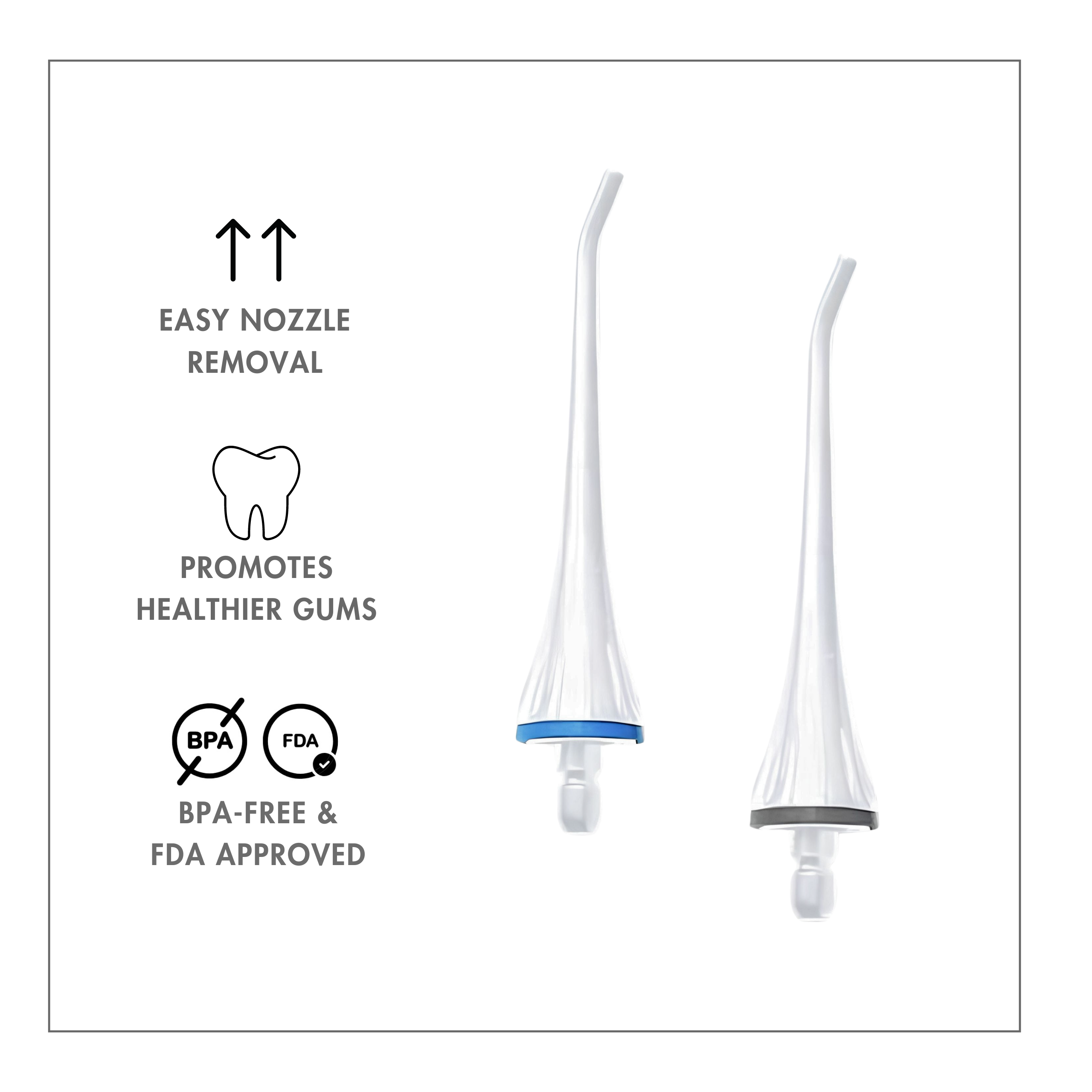 ToiletTree Products Oral Irrigator Replacement Tips - Thumbnail 4