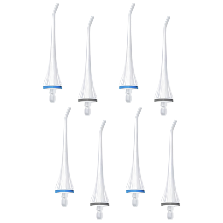 ToiletTree White / 8 Pack Water Flosser Replacement Tips - 2 Pack