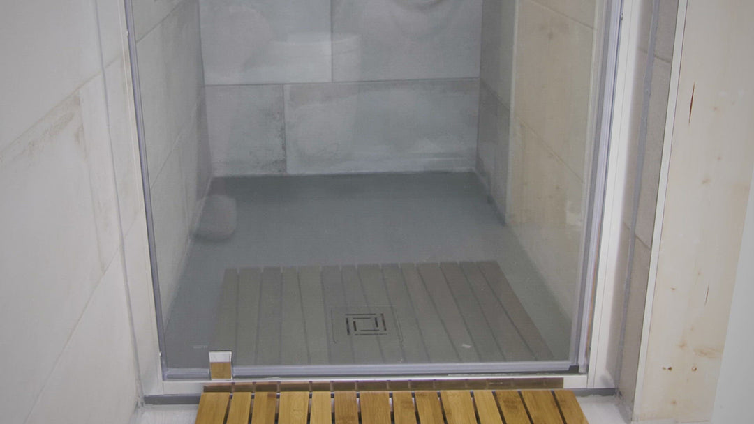 Bamboo Deluxe Shower Floor and Bath Mat