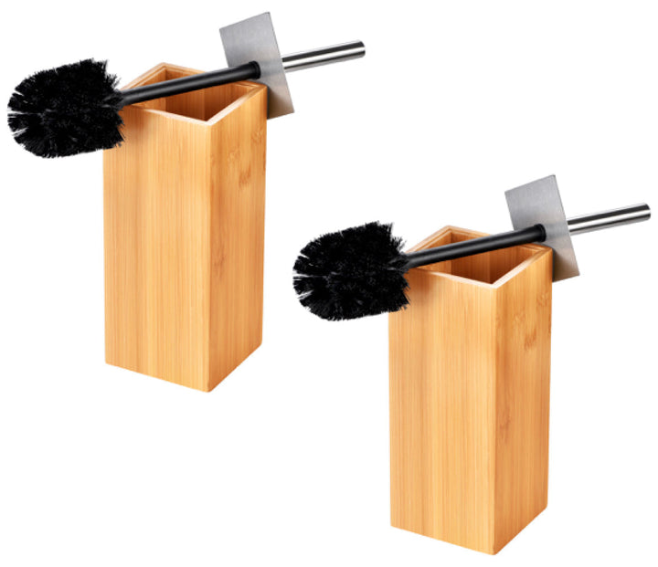 Bamboo Toilet Brush, Tall - ToiletTree Products- 2 Pack