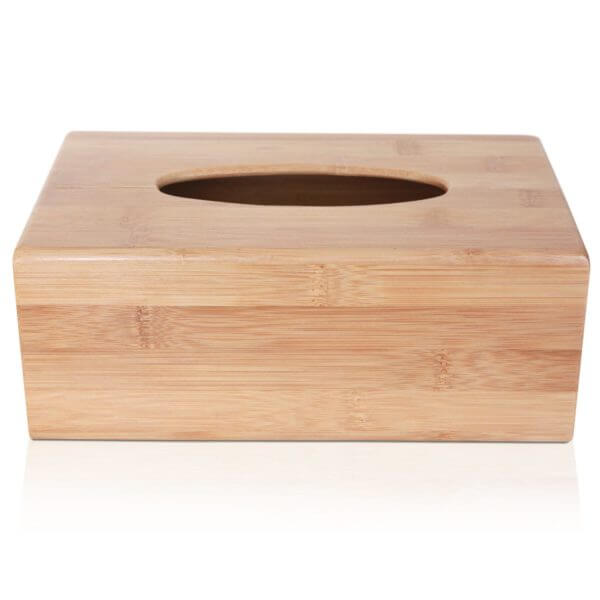 Bamboo Tissue Box Holder - ToiletTree Products-
