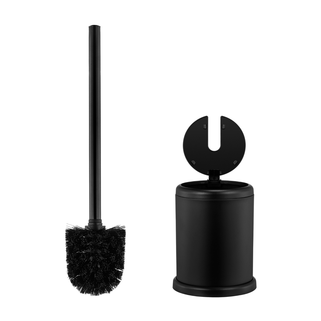 ToiletTree Black / 1 Pack Toilet Brush with Lid