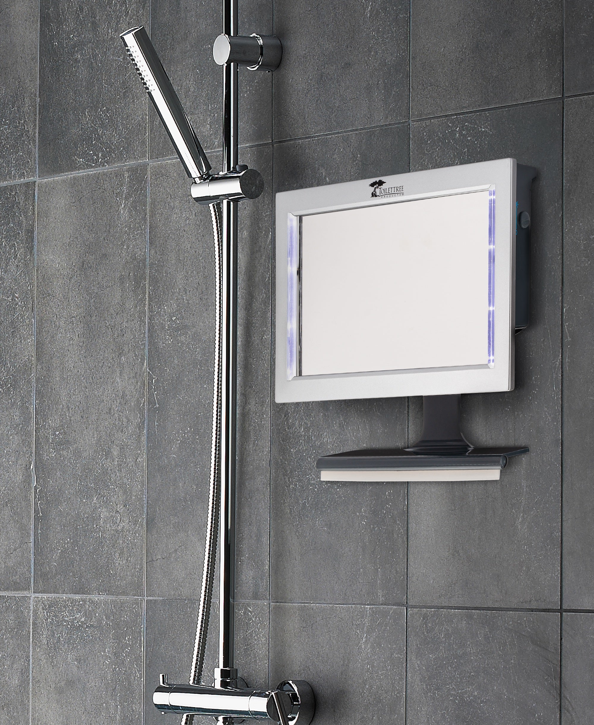 Fogless Shower Mirror with LED Light ToiletTree Products