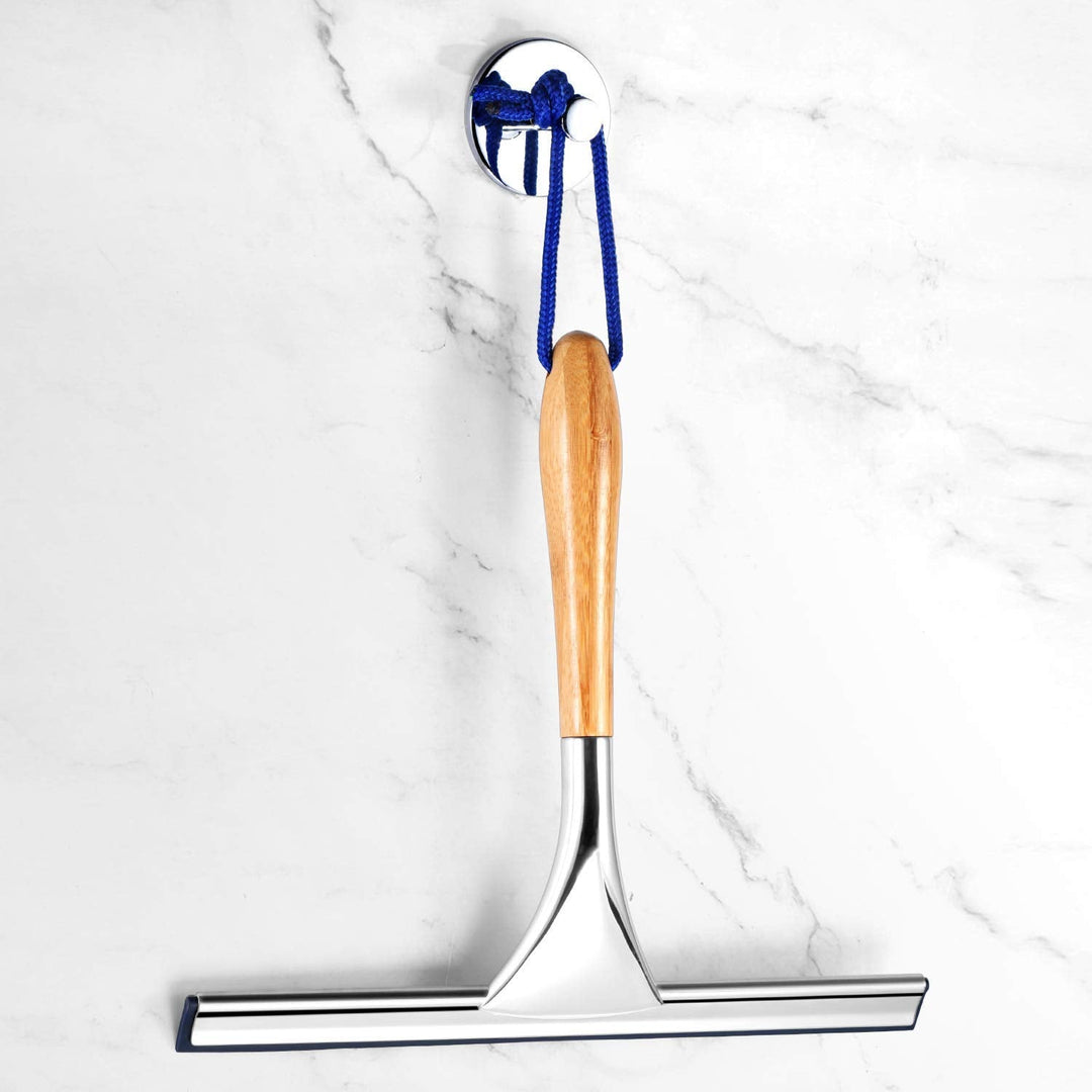 BAI 1552 Stainless Steel Bathroom Shower Squeegee with Holder in Polis –  MegaBAI