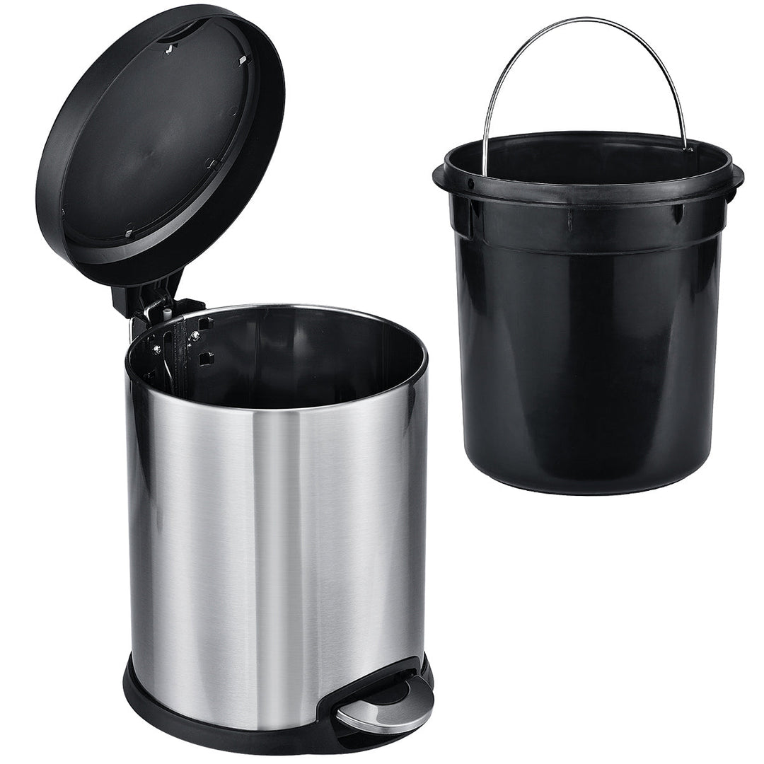 Toilet Brush with Lid and Garbage Can Combo - ToiletTree Products-