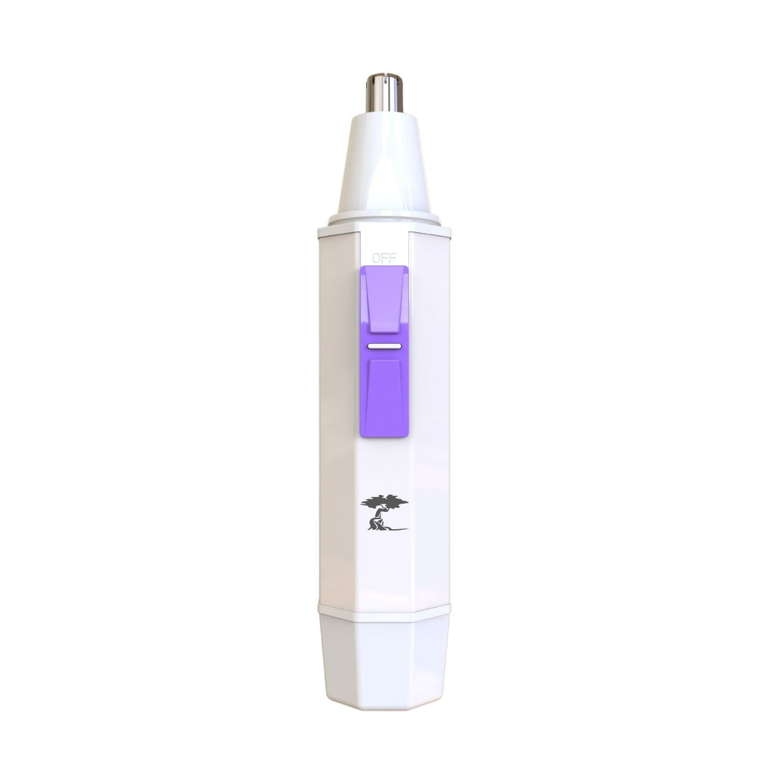 ToiletTree White / Trimmer Only Nose Hair Trimmer with LED Light - Stainless Steel Heavy Duty Casing